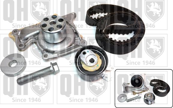 Quinton Hazell QBPK8910 - Water Pump & Timing Belt Set autospares.lv