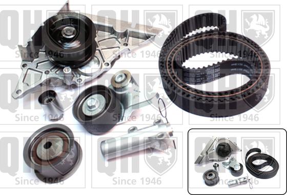 Quinton Hazell QBPK8100 - Water Pump & Timing Belt Set autospares.lv