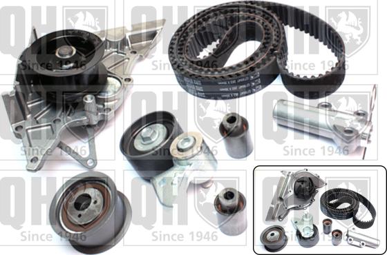 Quinton Hazell QBPK8110 - Water Pump & Timing Belt Set autospares.lv