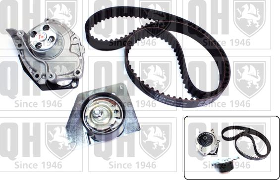 Quinton Hazell QBPK8740 - Water Pump & Timing Belt Set autospares.lv