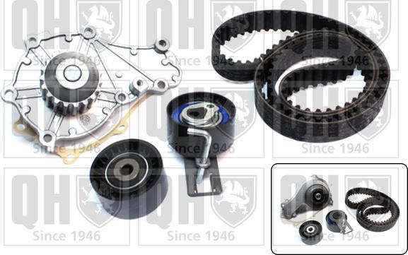 Quinton Hazell QBPK8710 - Water Pump & Timing Belt Set autospares.lv