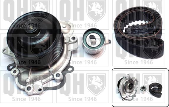 Quinton Hazell QBPK3580 - Water Pump & Timing Belt Set autospares.lv