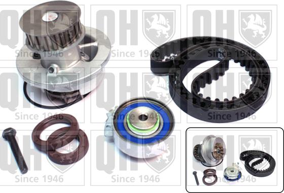 Quinton Hazell QBPK3312 - Water Pump & Timing Belt Set autospares.lv