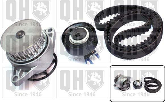 Quinton Hazell QBPK2910 - Water Pump & Timing Belt Set autospares.lv