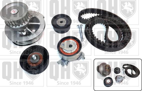 Quinton Hazell QBPK2260 - Water Pump & Timing Belt Set autospares.lv