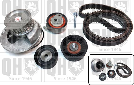 Quinton Hazell QBPK2261 - Water Pump & Timing Belt Set autospares.lv