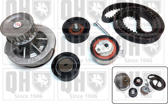 Quinton Hazell QBPK2730 - Water Pump & Timing Belt Set autospares.lv