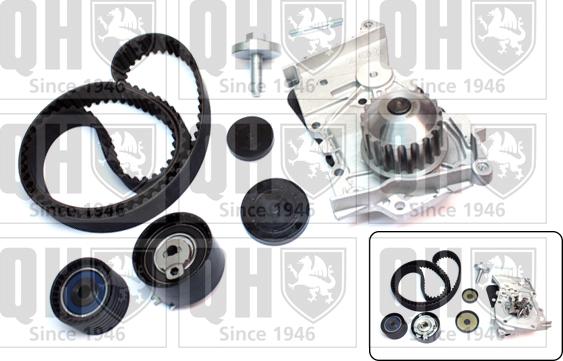 Quinton Hazell QBPK7491 - Water Pump & Timing Belt Set autospares.lv