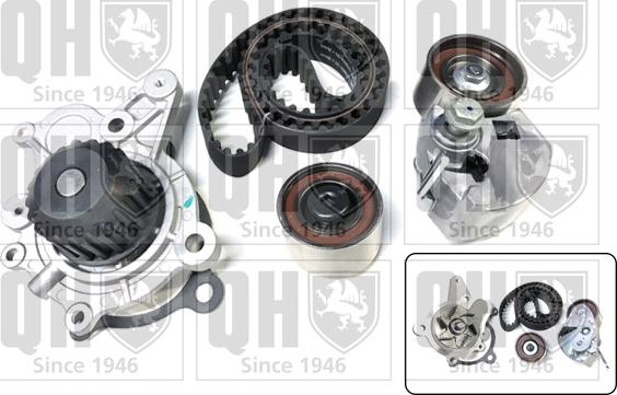 Quinton Hazell QBPK7450 - Water Pump & Timing Belt Set autospares.lv