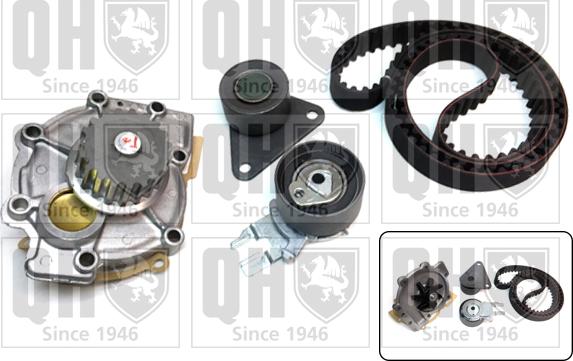 Quinton Hazell QBPK7580 - Water Pump & Timing Belt Set autospares.lv