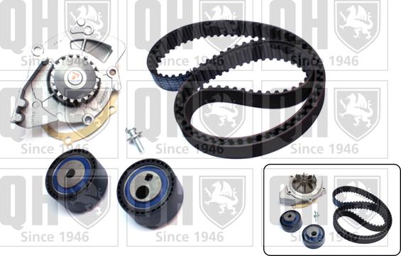 Quinton Hazell QBPK7520 - Water Pump & Timing Belt Set autospares.lv