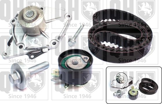 Quinton Hazell QBPK7640 - Water Pump & Timing Belt Set autospares.lv