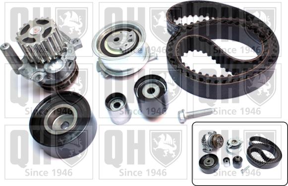 Quinton Hazell QBPK7661 - Water Pump & Timing Belt Set autospares.lv