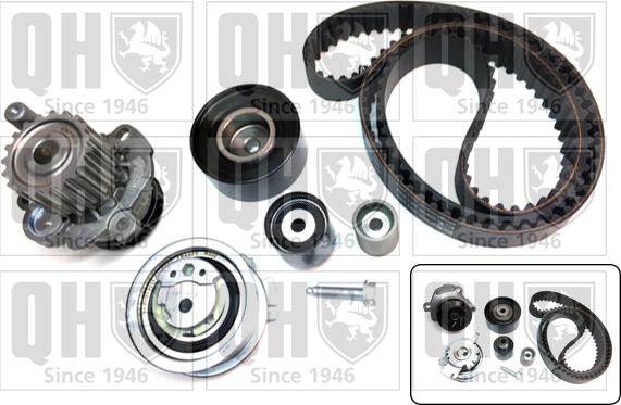 Quinton Hazell QBPK7662 - Water Pump & Timing Belt Set autospares.lv