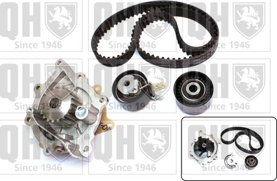 Quinton Hazell QBPK7630 - Water Pump & Timing Belt Set autospares.lv