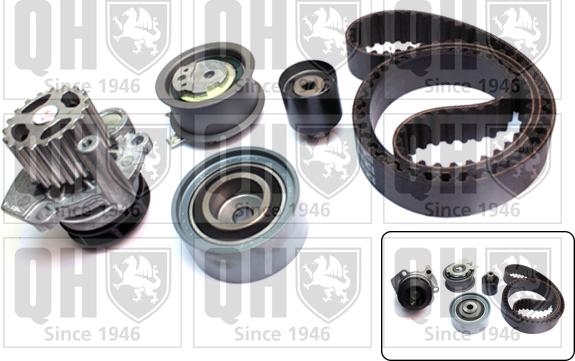 Quinton Hazell QBPK7761 - Water Pump & Timing Belt Set autospares.lv