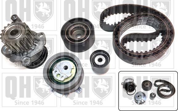 Quinton Hazell QBPK7763 - Water Pump & Timing Belt Set autospares.lv