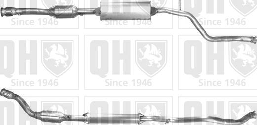 Quinton Hazell QCAT90917H - Catalytic Converter autospares.lv