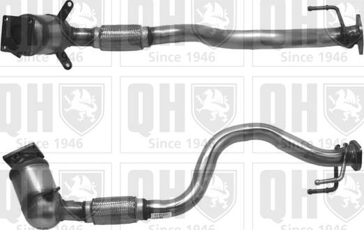 Quinton Hazell QCAT91518H - Catalytic Converter autospares.lv