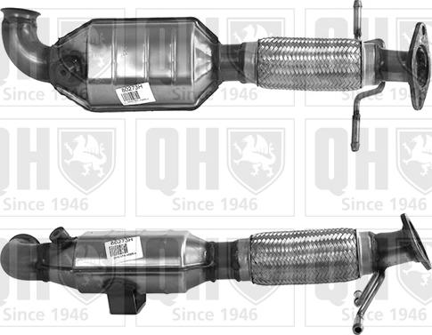 Quinton Hazell QCAT80273H - Catalytic Converter autospares.lv