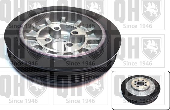 Quinton Hazell QCD98 - Belt Pulley, crankshaft autospares.lv