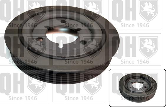 Quinton Hazell QCD198 - Belt Pulley, crankshaft autospares.lv