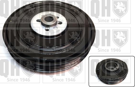 Quinton Hazell QCD18 - Belt Pulley, crankshaft autospares.lv