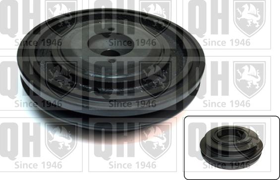 Quinton Hazell QCD24 - Belt Pulley, crankshaft autospares.lv