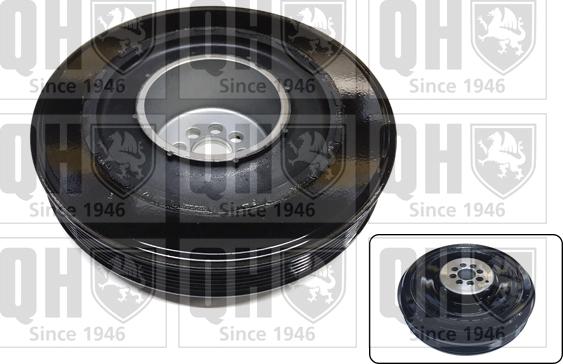 Quinton Hazell QCD201 - Belt Pulley, crankshaft autospares.lv