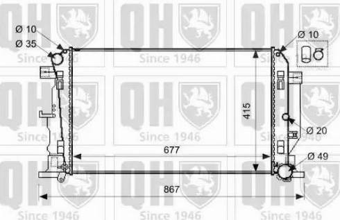 BEHR 8MK 376 735-331 - Radiator, engine cooling autospares.lv