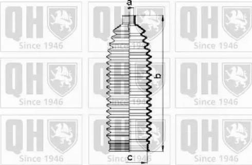 Quinton Hazell QG1443 - Bellow Set, steering autospares.lv