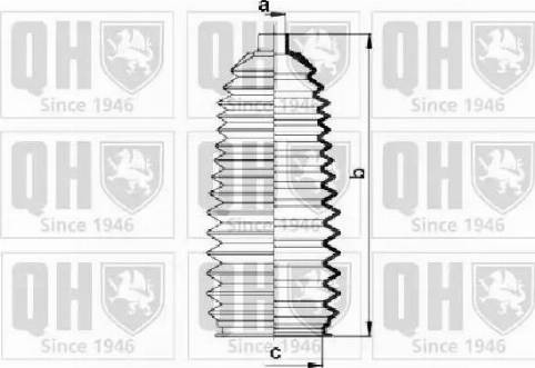 Quinton Hazell QG1463 - Bellow Set, steering autospares.lv