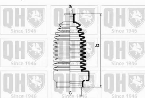 Quinton Hazell QG1427 - Bellow Set, steering autospares.lv