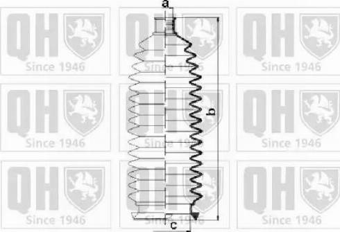 Quinton Hazell QG1500 - Bellow Set, steering autospares.lv