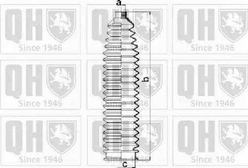 Quinton Hazell QG1513 - Bellow Set, steering autospares.lv