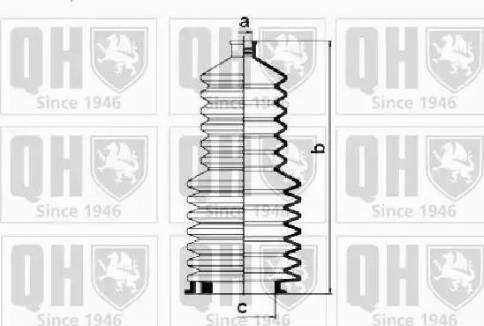 Quinton Hazell QG1094 - Bellow, steering autospares.lv