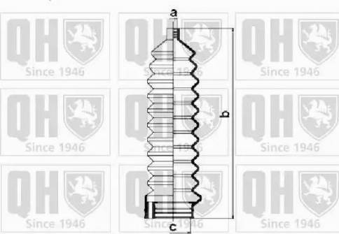 Quinton Hazell QG1084 - Bellow, steering autospares.lv