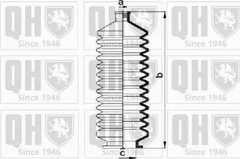 Quinton Hazell QG1071 - Bellow, steering autospares.lv