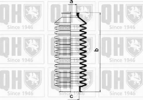 Quinton Hazell QG1078 - Bellow, steering autospares.lv