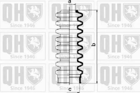 Quinton Hazell QG1077 - Bellow, steering autospares.lv