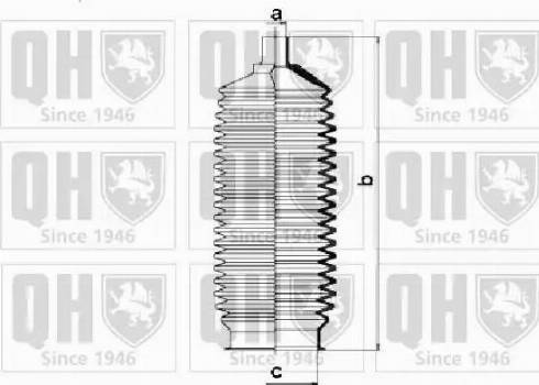 Quinton Hazell QG1176 - Bellow Set, steering autospares.lv