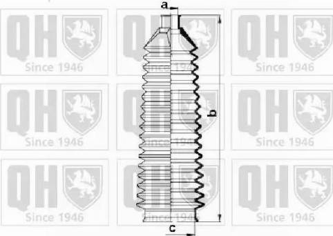 Quinton Hazell QG1399 - Bellow Set, steering autospares.lv