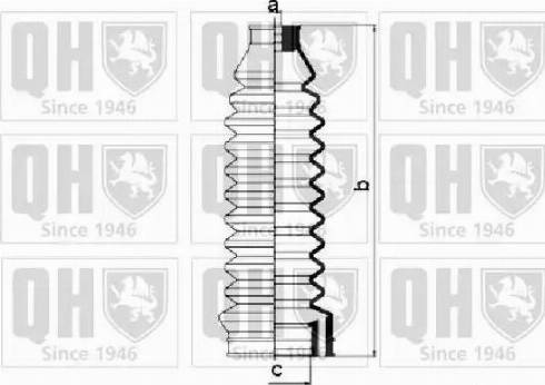 Quinton Hazell QG1336 - Bellow, steering autospares.lv