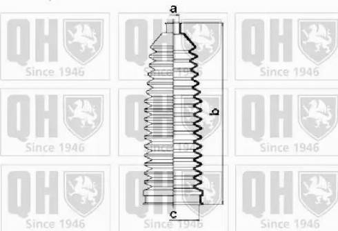 Quinton Hazell QG1324 - Bellow Set, steering autospares.lv