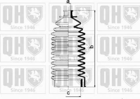 Quinton Hazell QG1213 - Bellow Set, steering autospares.lv