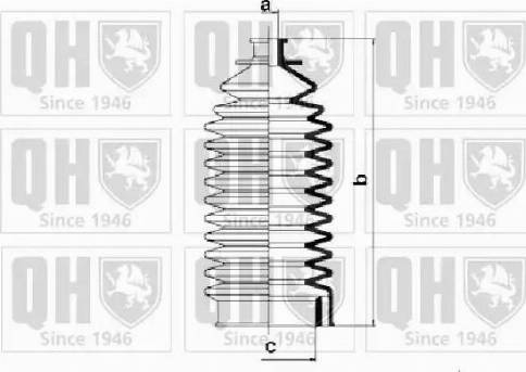 Quinton Hazell QG1213 - Bellow Set, steering autospares.lv