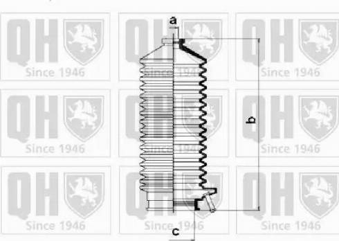 Quinton Hazell QG1231 - Bellow Set, steering autospares.lv