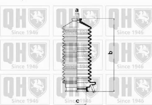 Quinton Hazell QG1232 - Bellow Set, steering autospares.lv