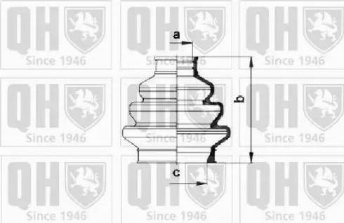 Quinton Hazell QJB944 - Bellow, drive shaft autospares.lv