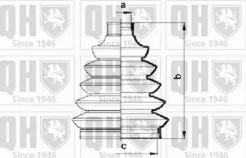 Quinton Hazell QJB924 - Bellow, drive shaft autospares.lv